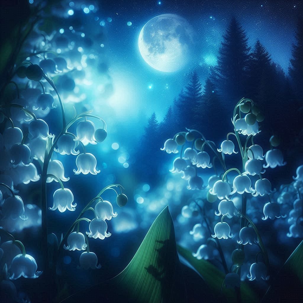 Lily of the valley and moonlit nights