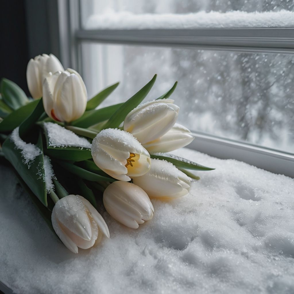 Tulips in the Snow No.2