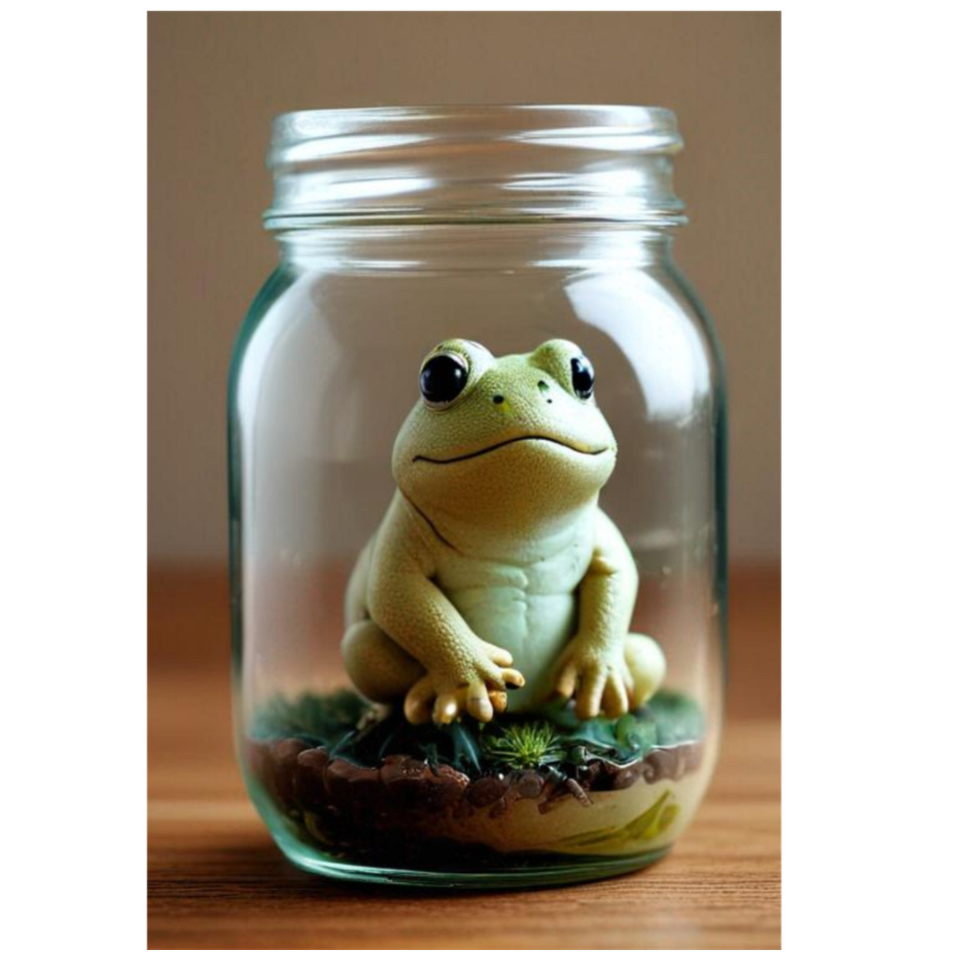 In a jar