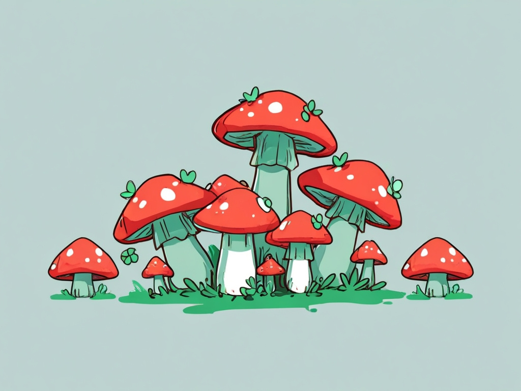 Default_Green_fill_with_red_mushroomsCan_you_personify_the_red_0