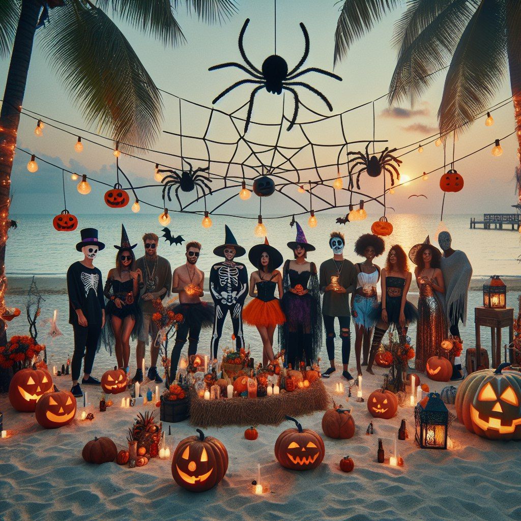 Halloween on the beach