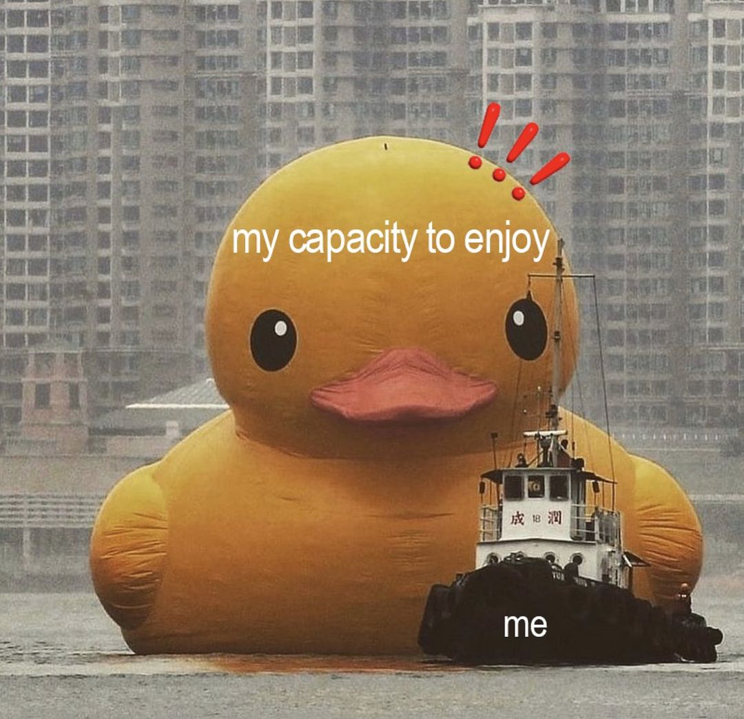 My Capacity to Enjoy