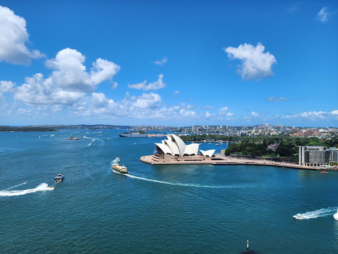 Sydney Opera House seen from the pylon lookout