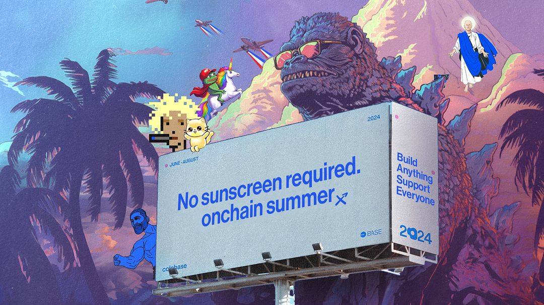 BMX's billboard for onchain summer