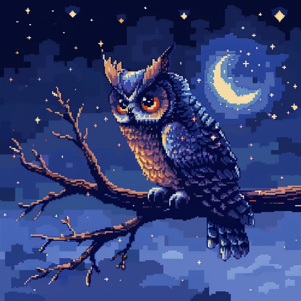 Pixel Prowler of the Night