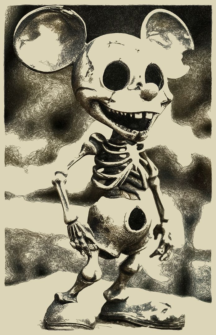 Mickey's Skeleton : Coding Art