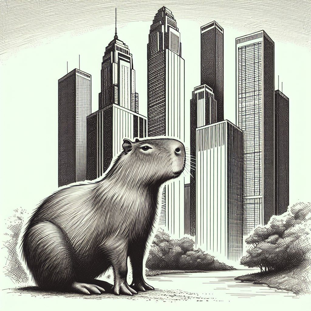 Modern capibara