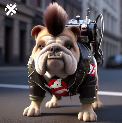 Ghostbusters Punk Dog