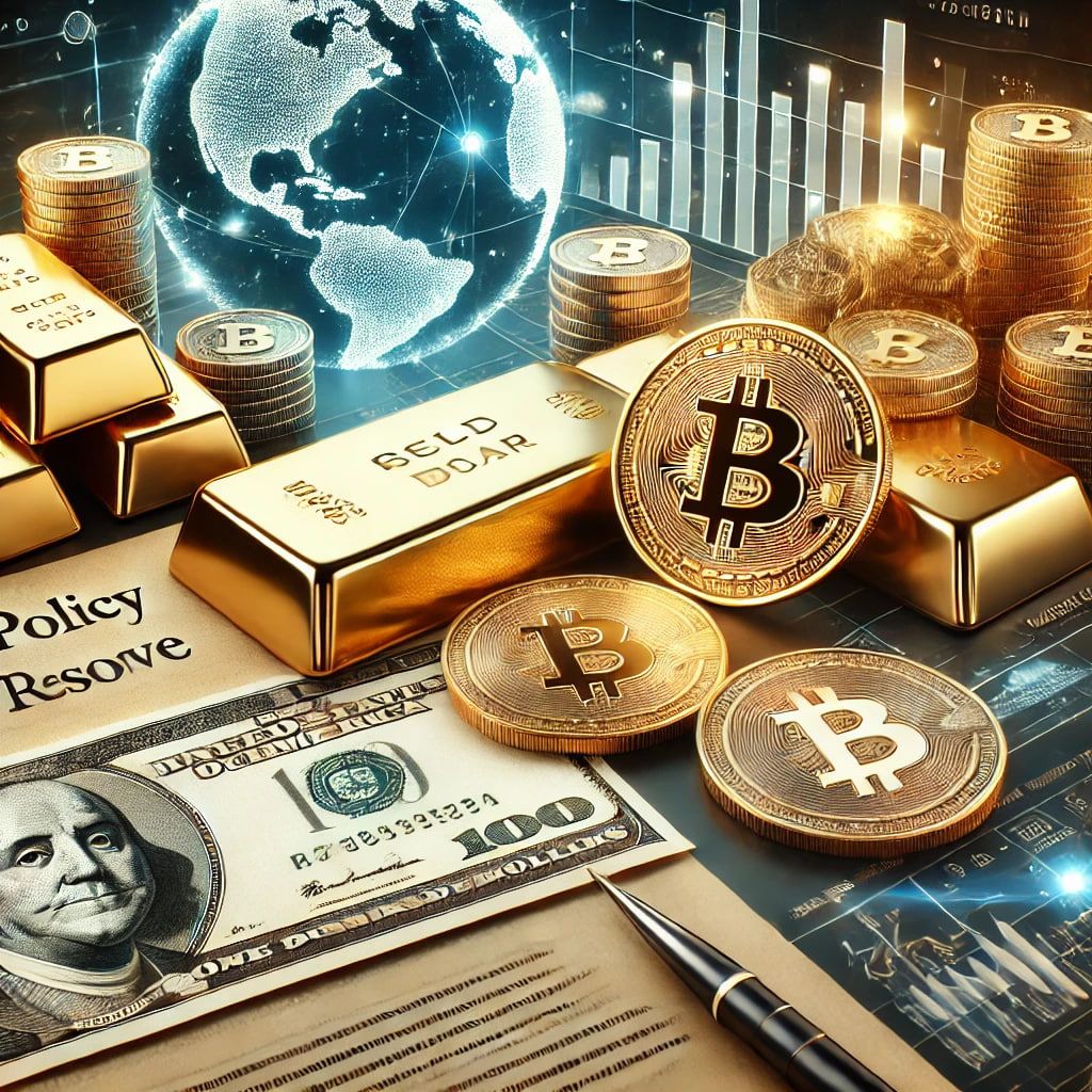 Bitcoin, traditional reserve assets