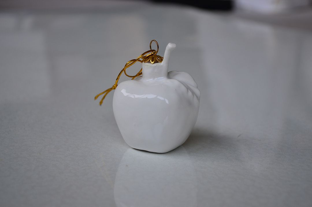 Miniature Ceramic Apple