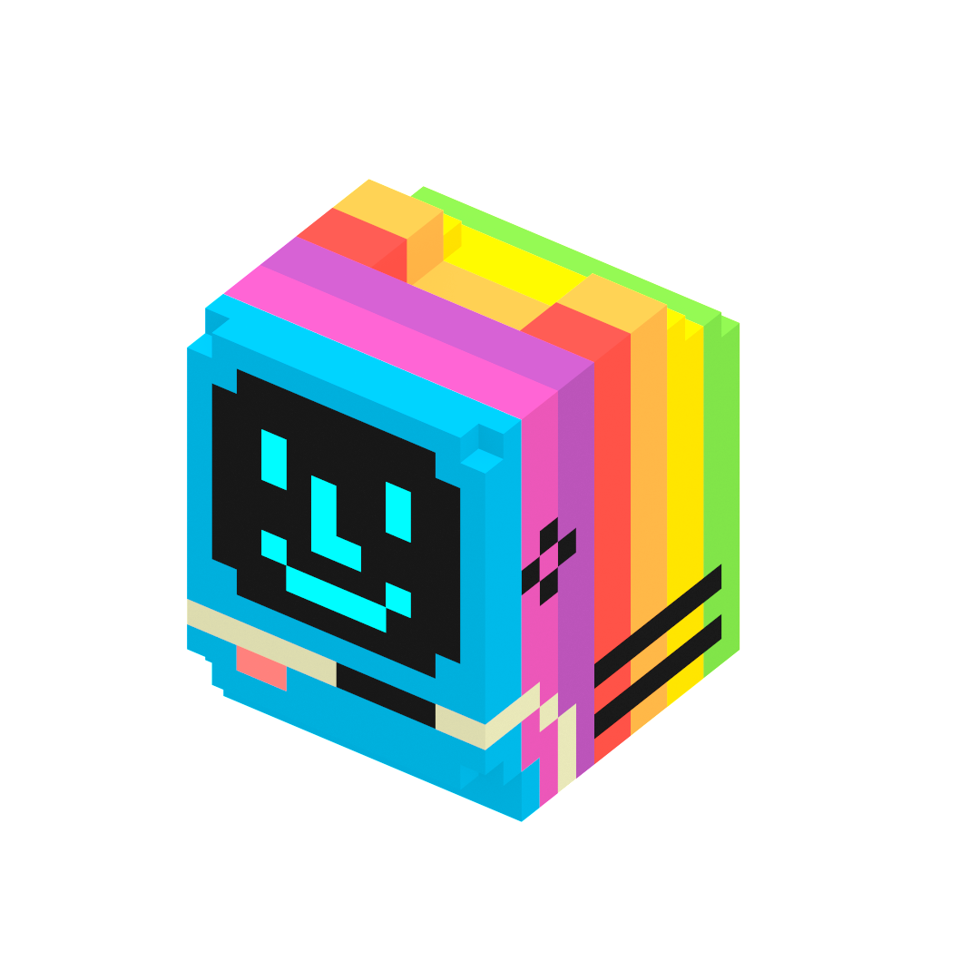 Mac Classic 3D Rainbow