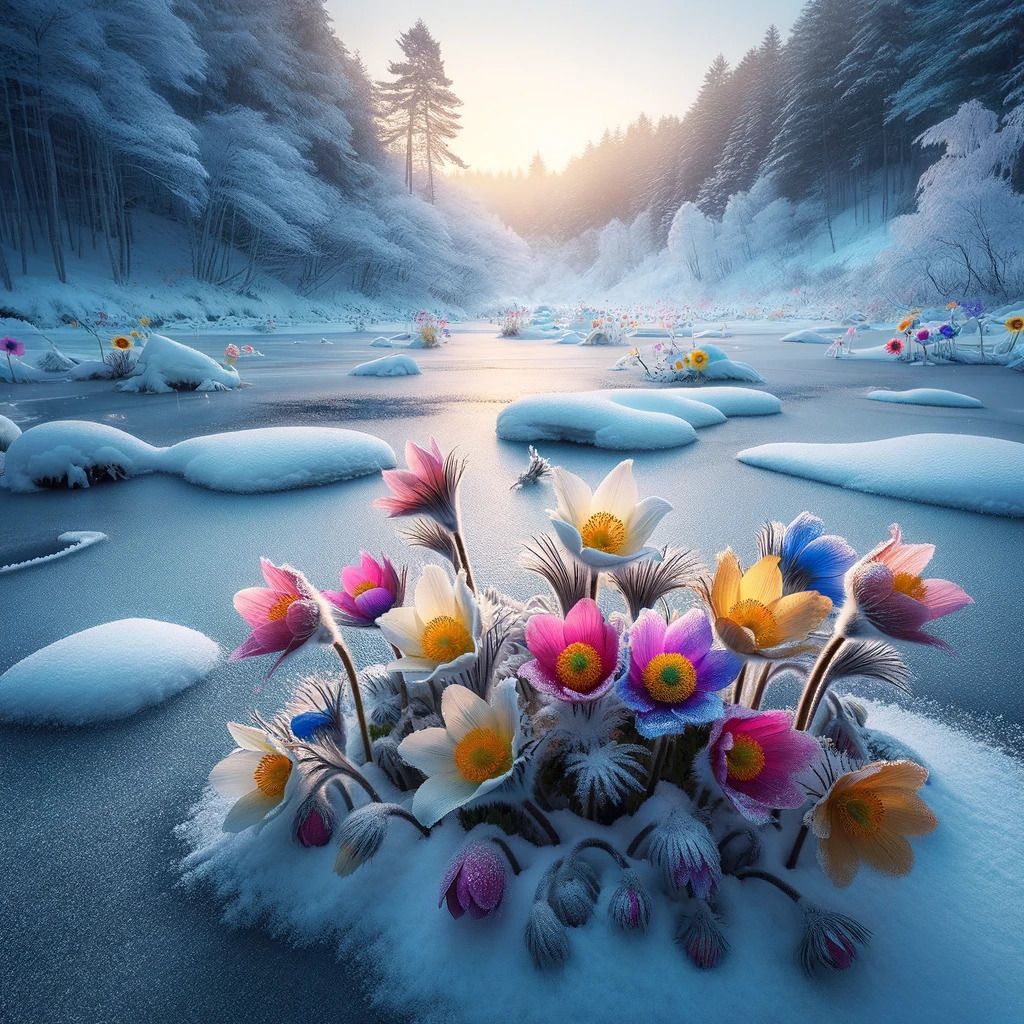 Winter flowers