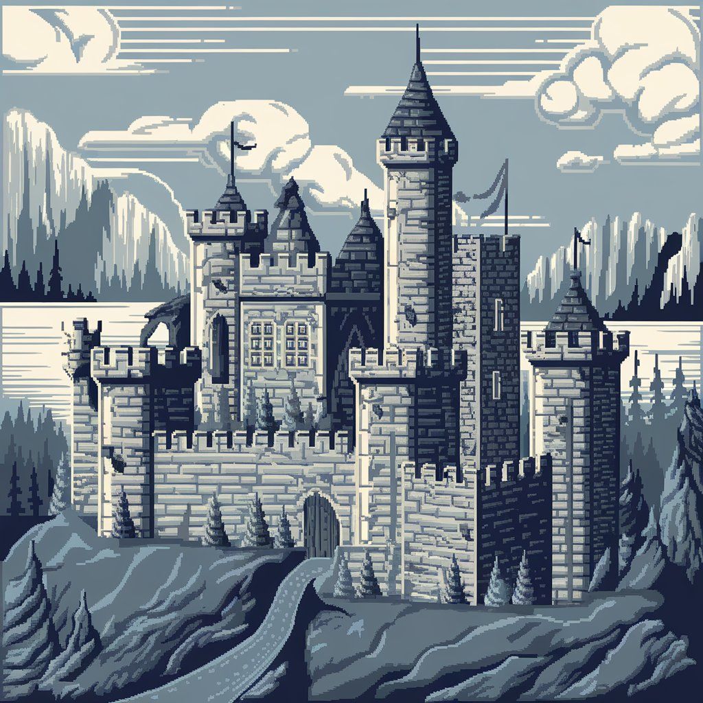 Pixels castle