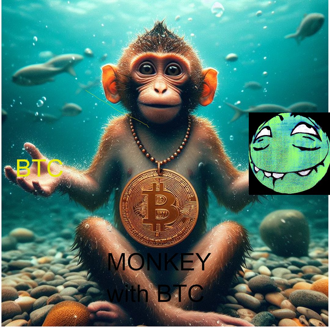 monkey btc with 1 $enjoy