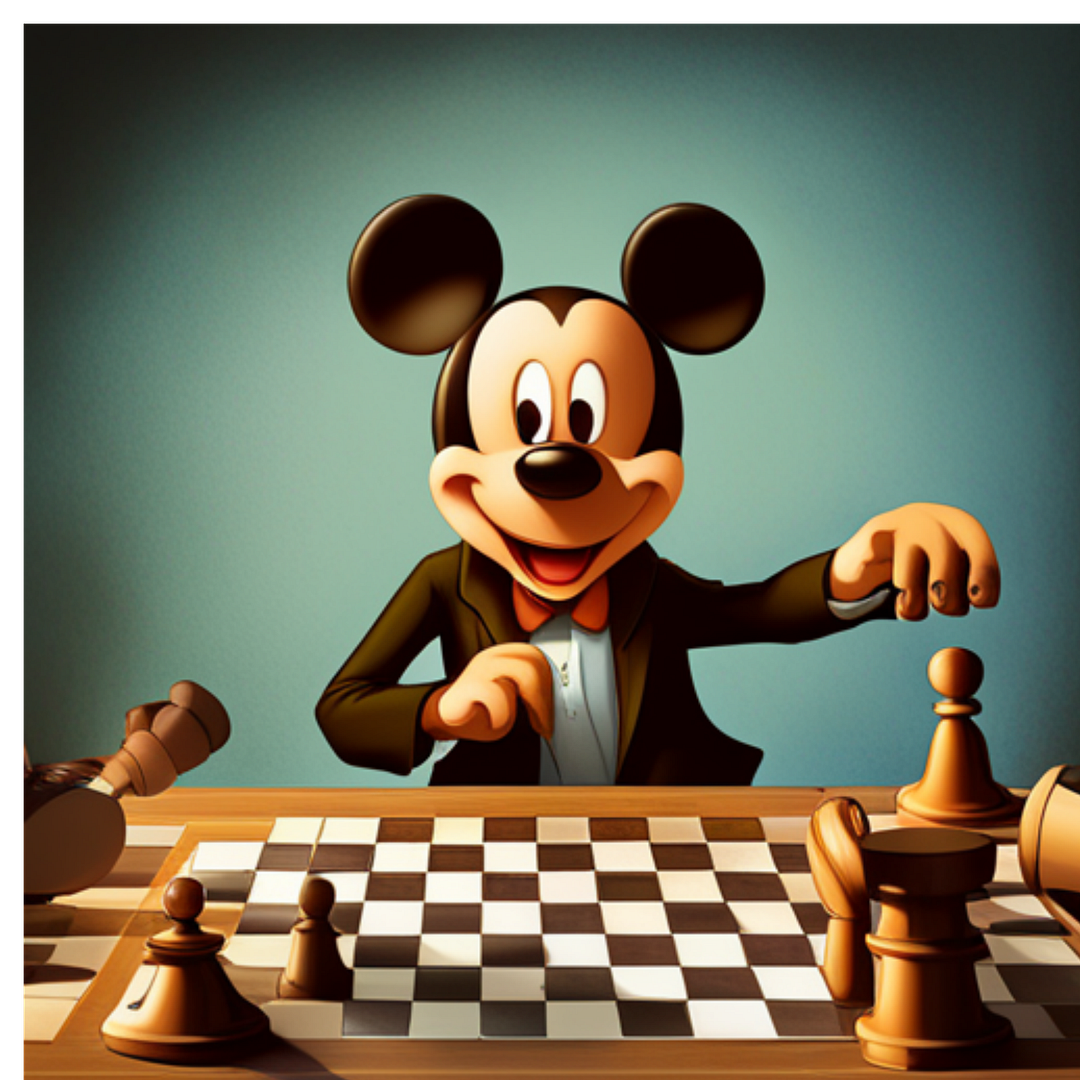 Miki Mouse play chess