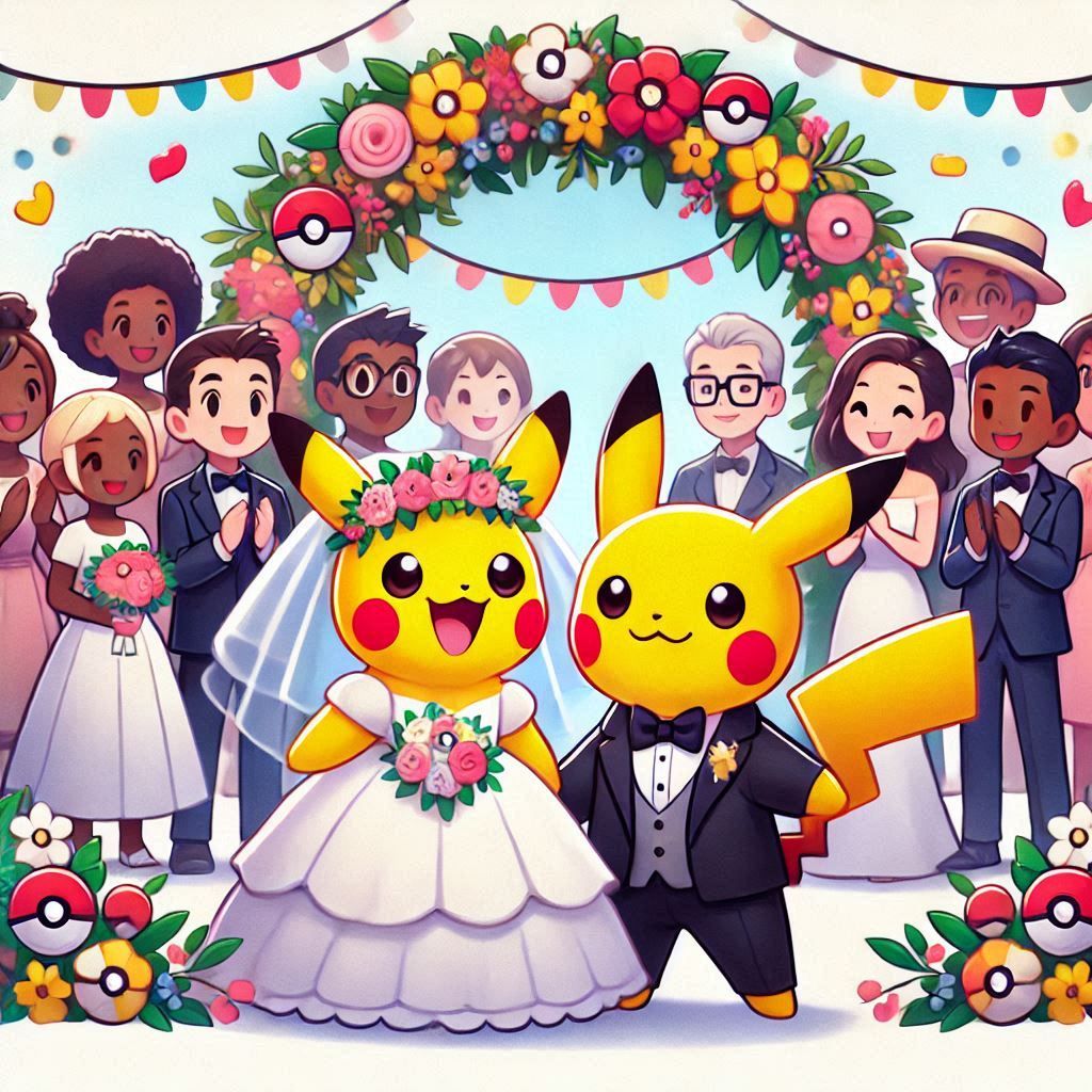 Pikachu Wedding