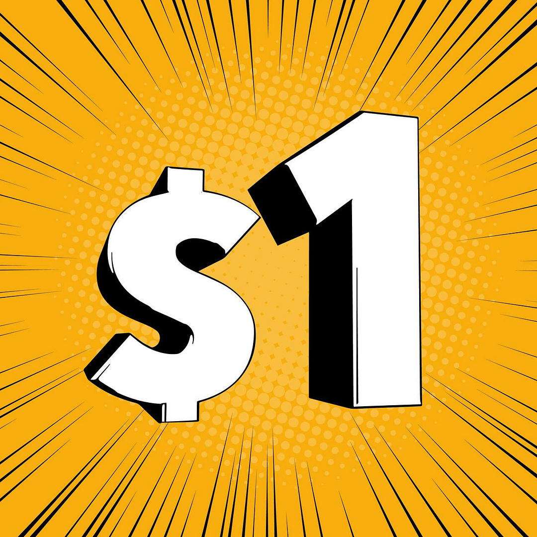 $1