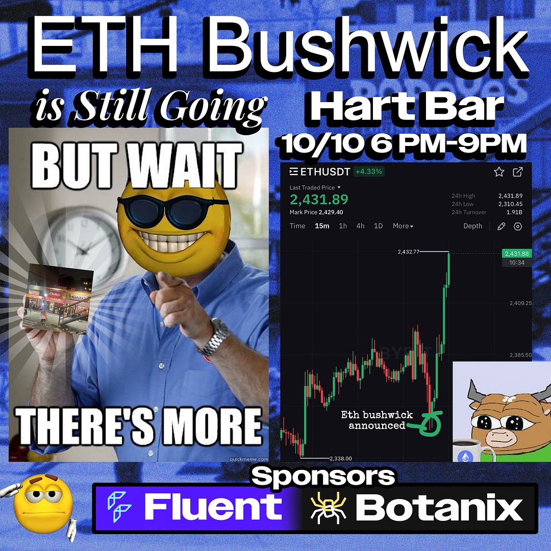 ETH Bushwick (is Still Going)