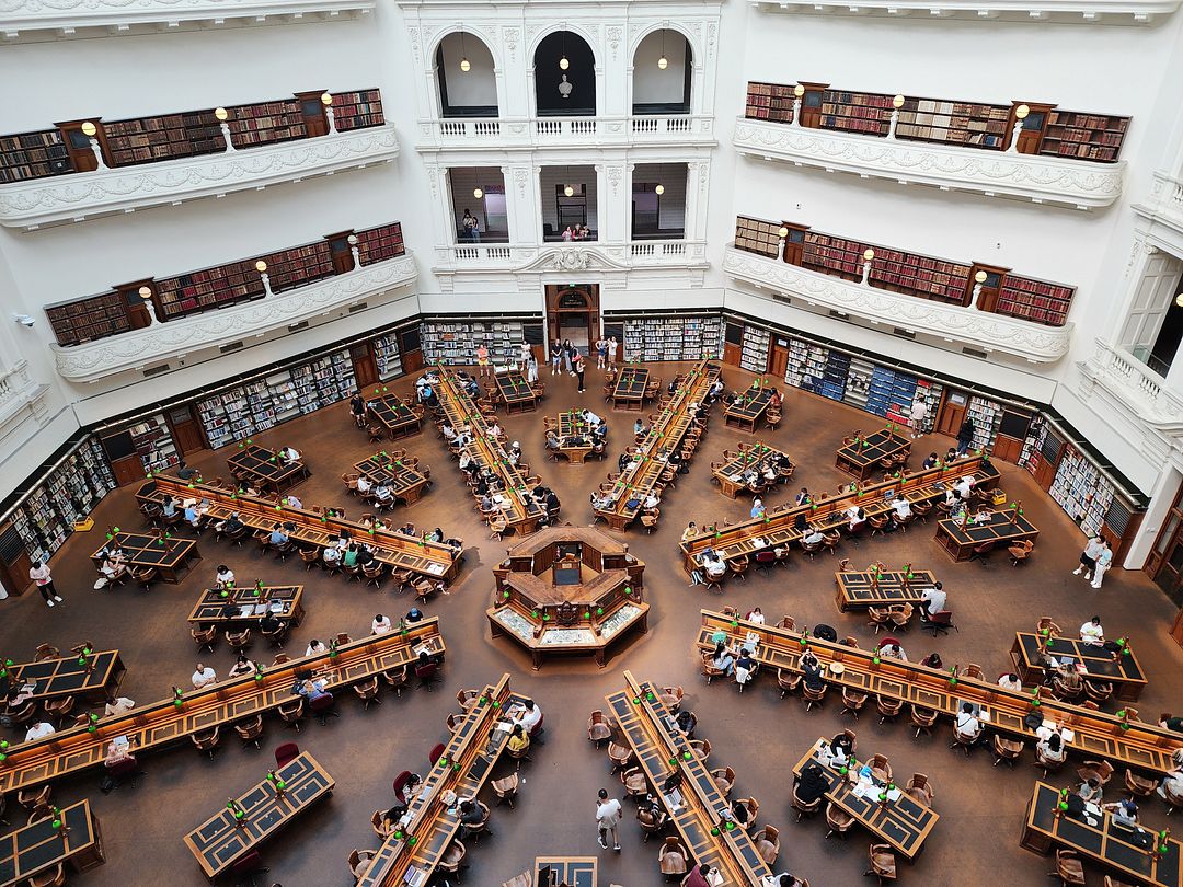 State Library Victoria in Melbourne city