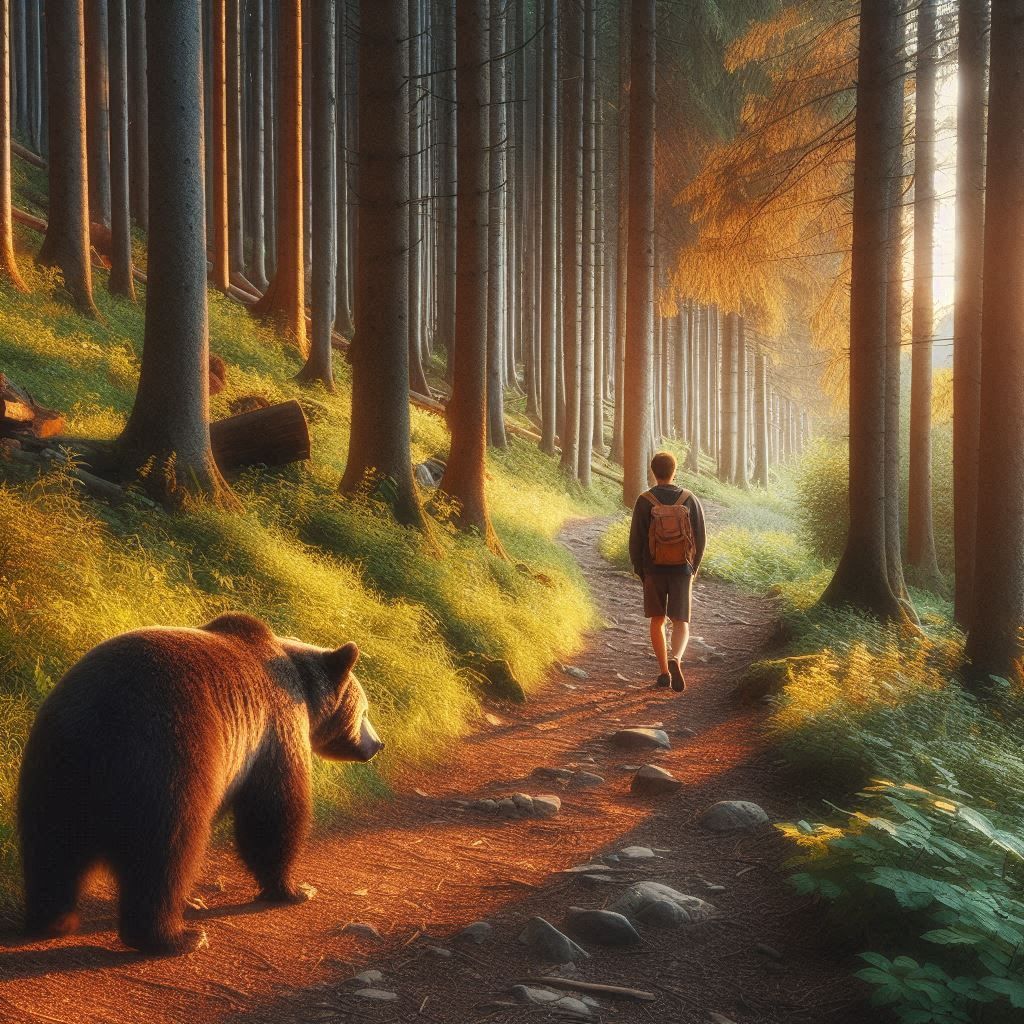 The forest bears will follow you from behind.