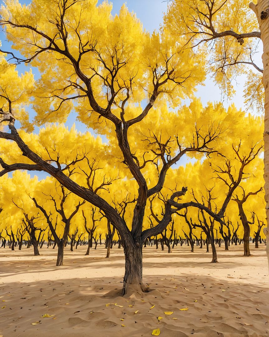 Ginkgo tree in autumn