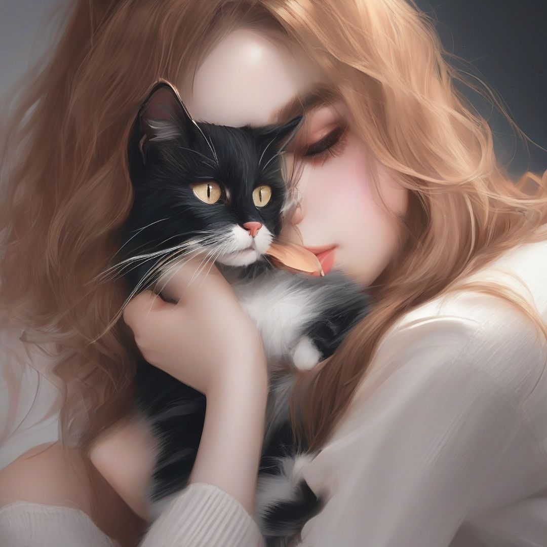 Cat & Girl