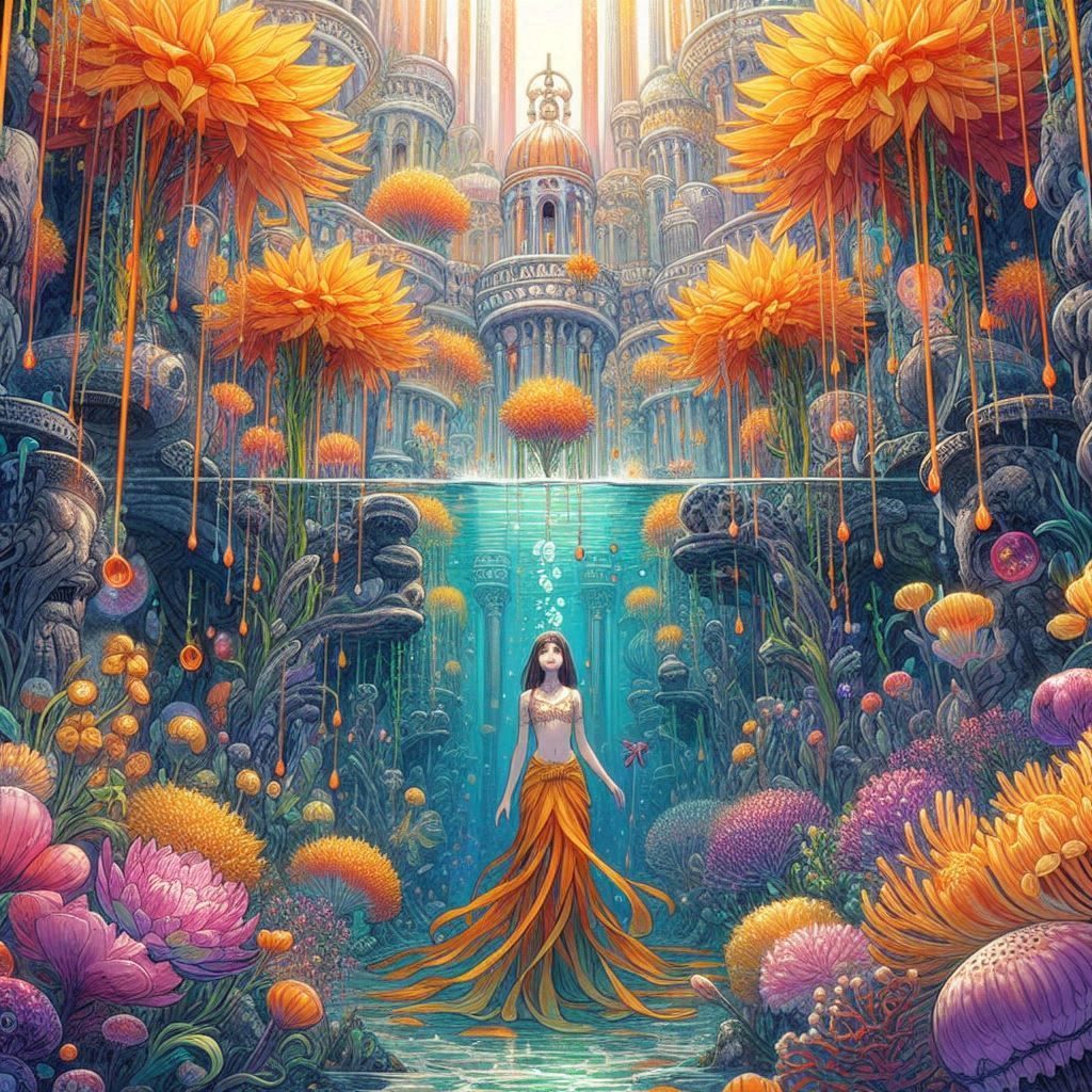 An underwater metropolis