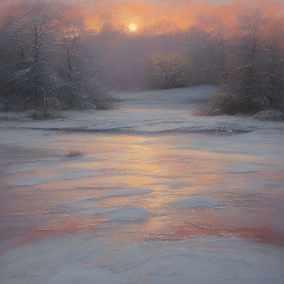 Winters sunrise