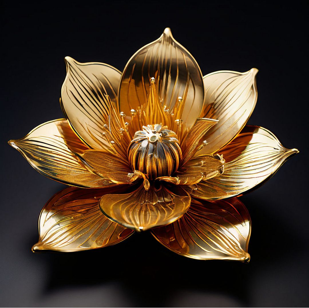 Gold flower