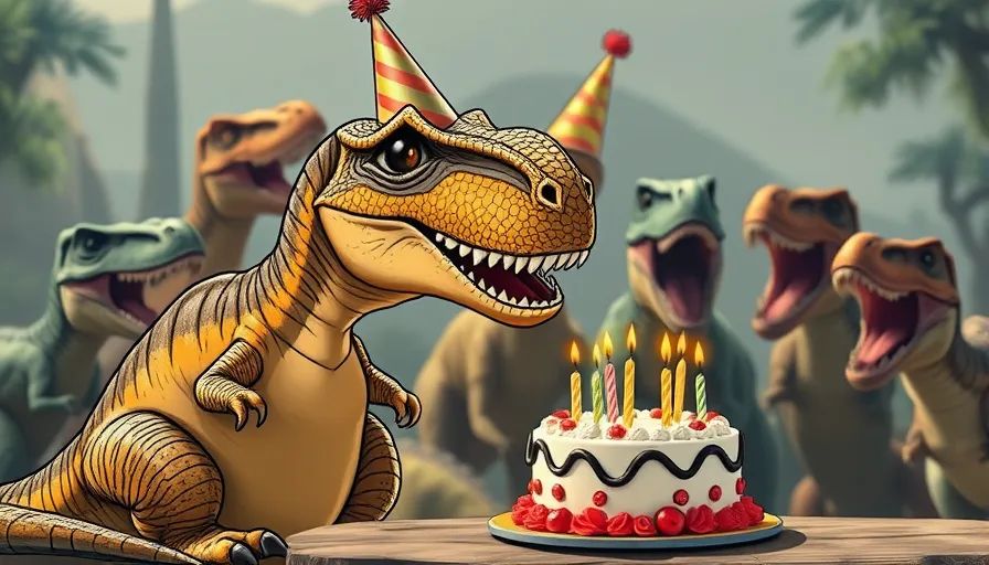 HAPPY BIRTHDAY T-REX!!!