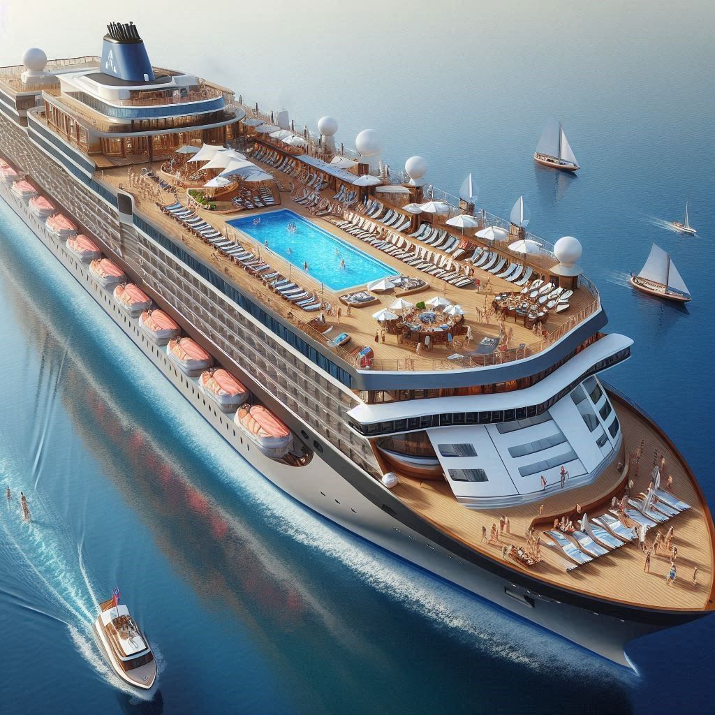 Luxury cruise ship