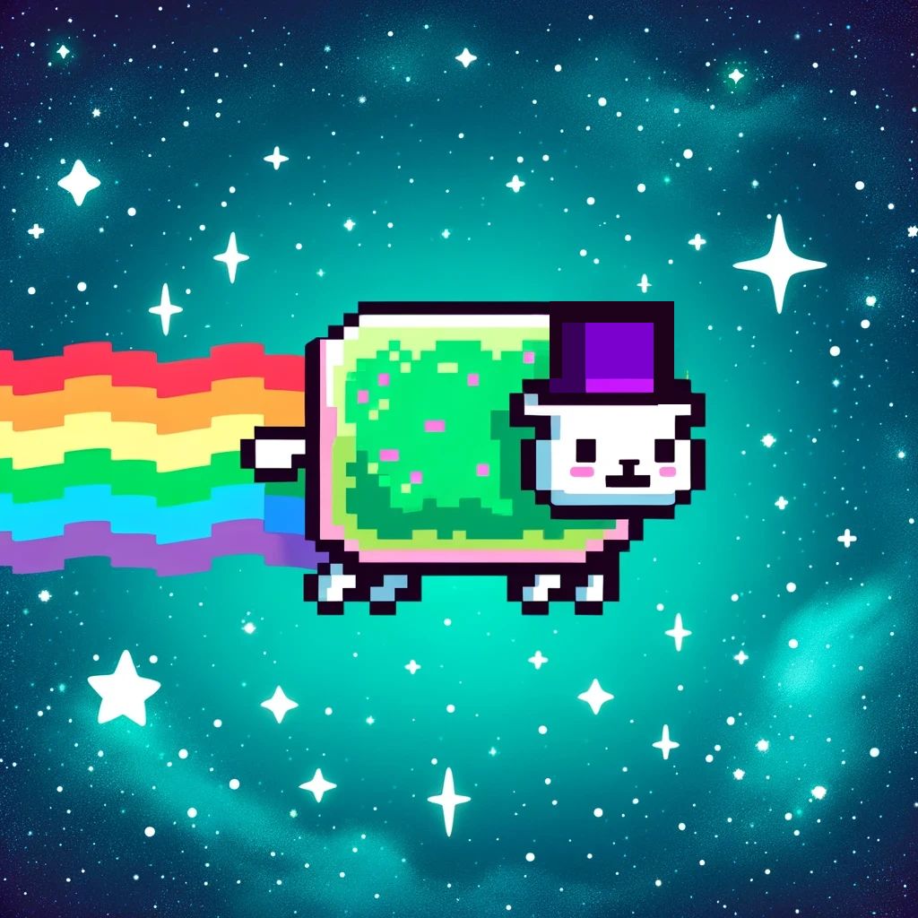 Nyan Green Sheep