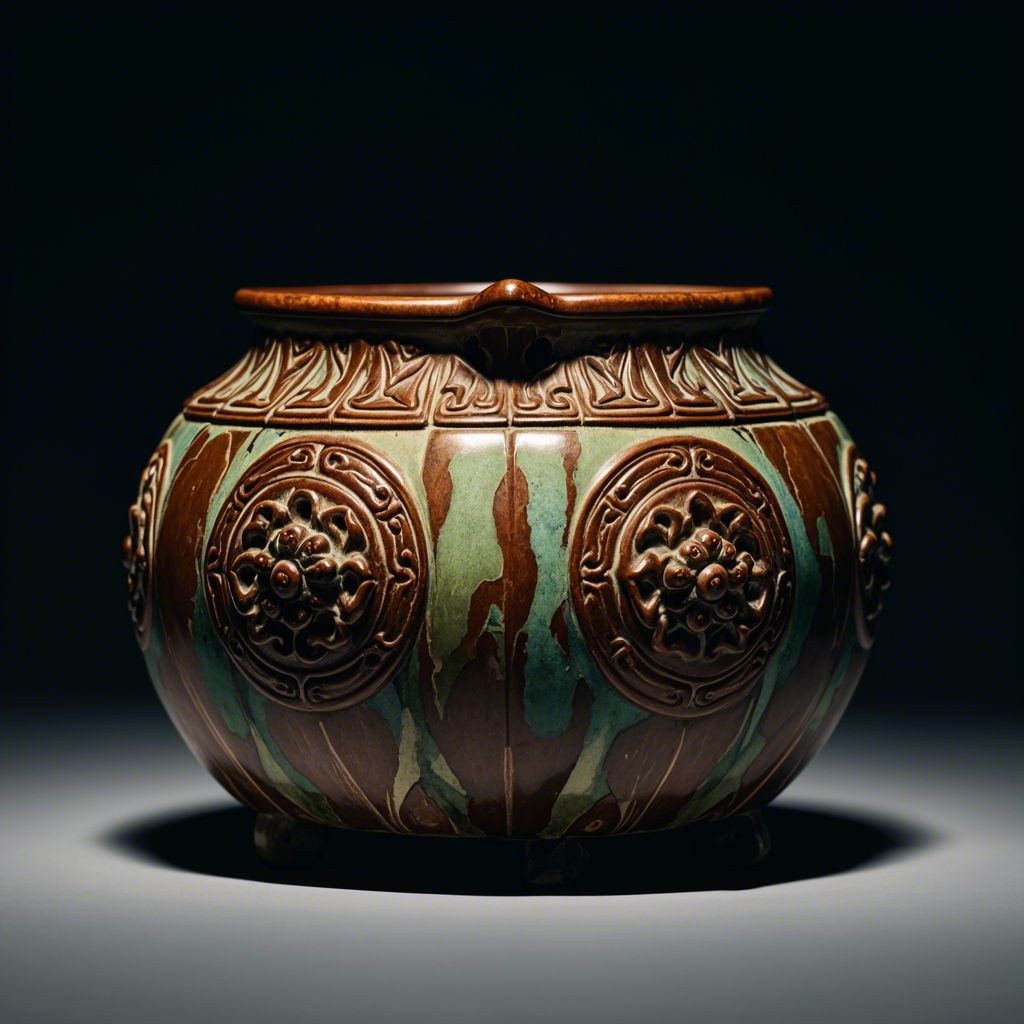 Ewer with Sancai Glaze and Greenish-Blue Overglaze, Tang Dynasty