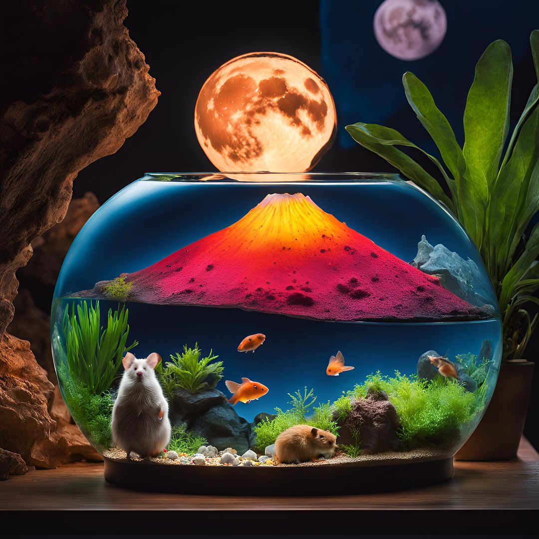 Aquarium hamster