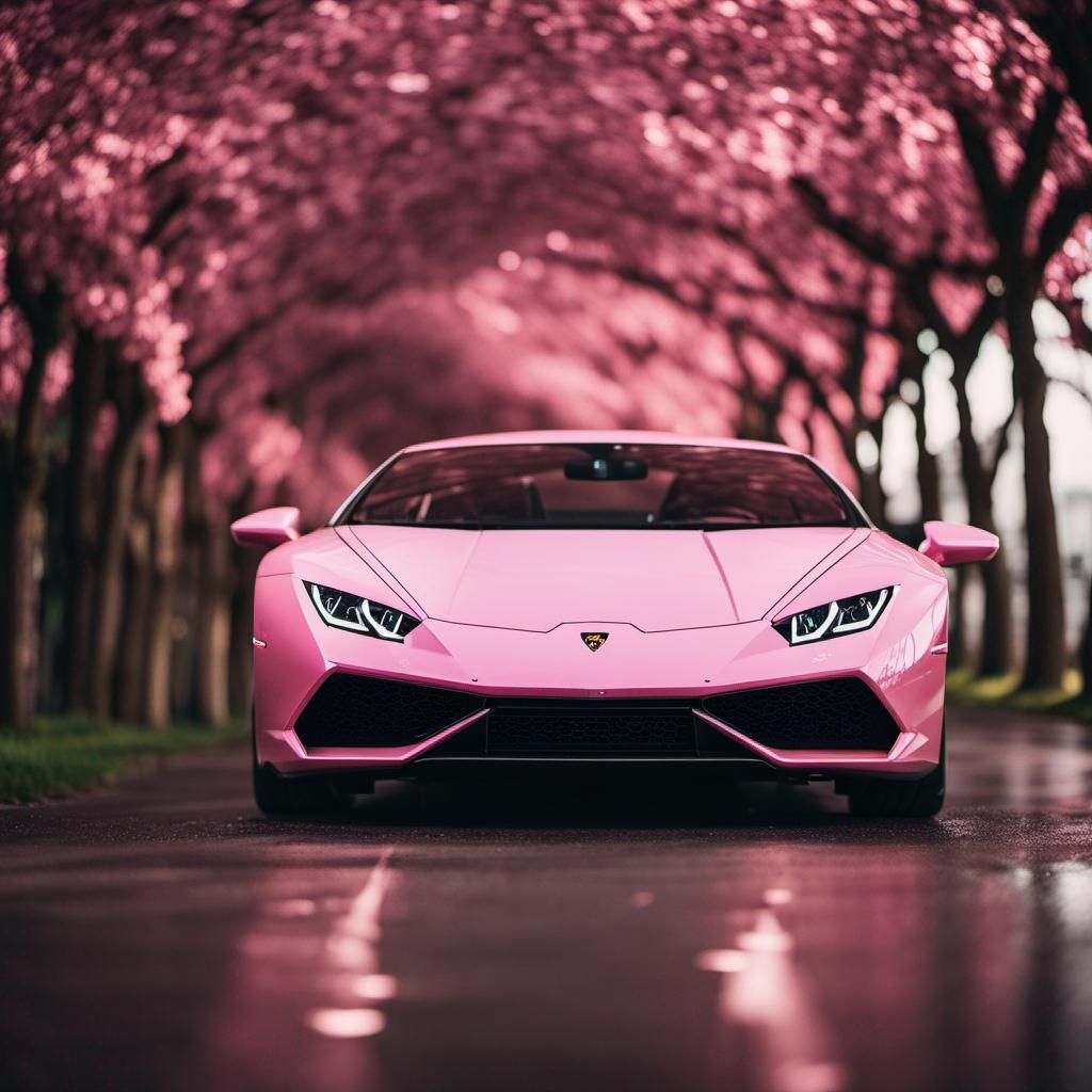 pink lamborghini