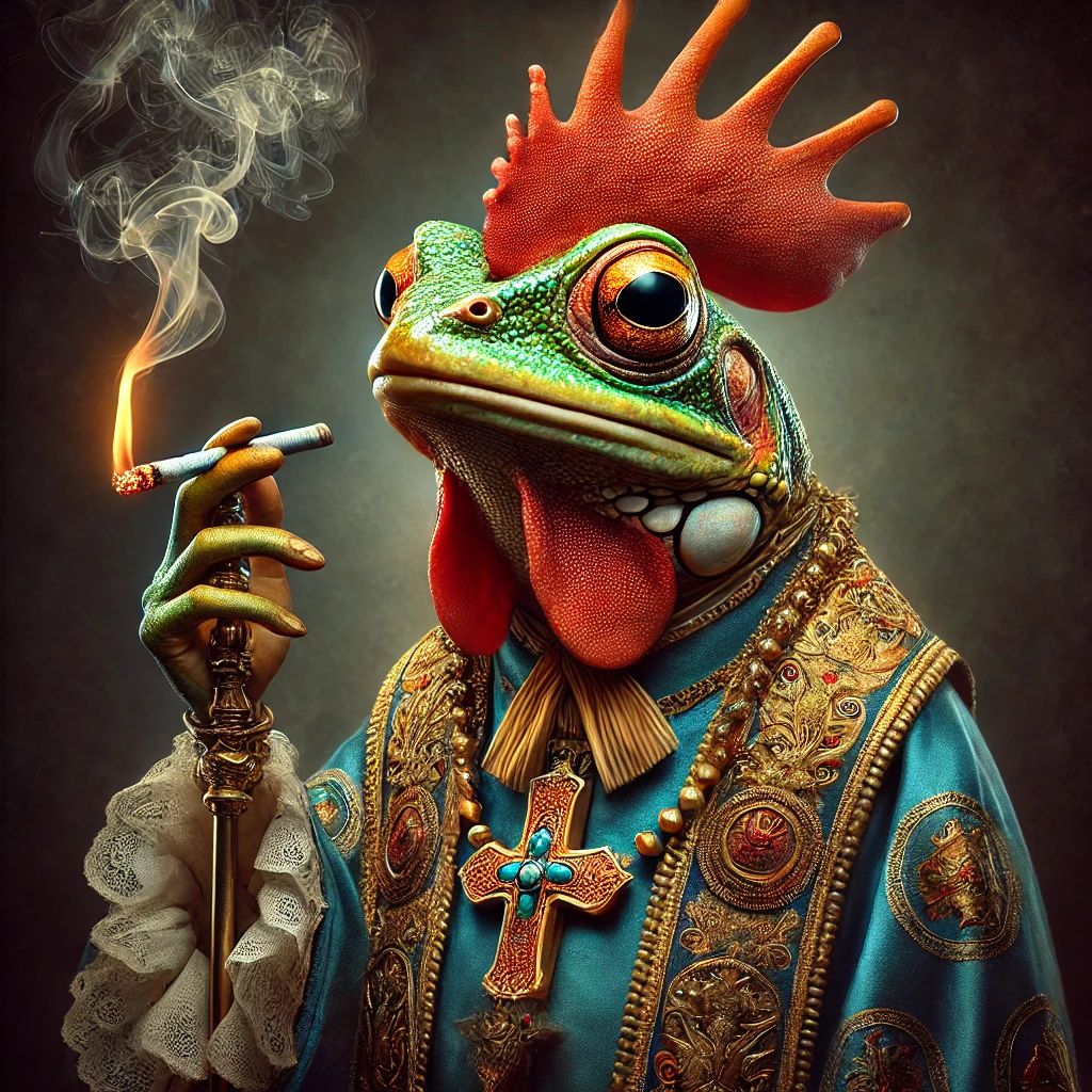 Blessed Smoking Chicken Frog # 6