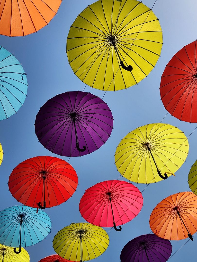 colorful umbrella