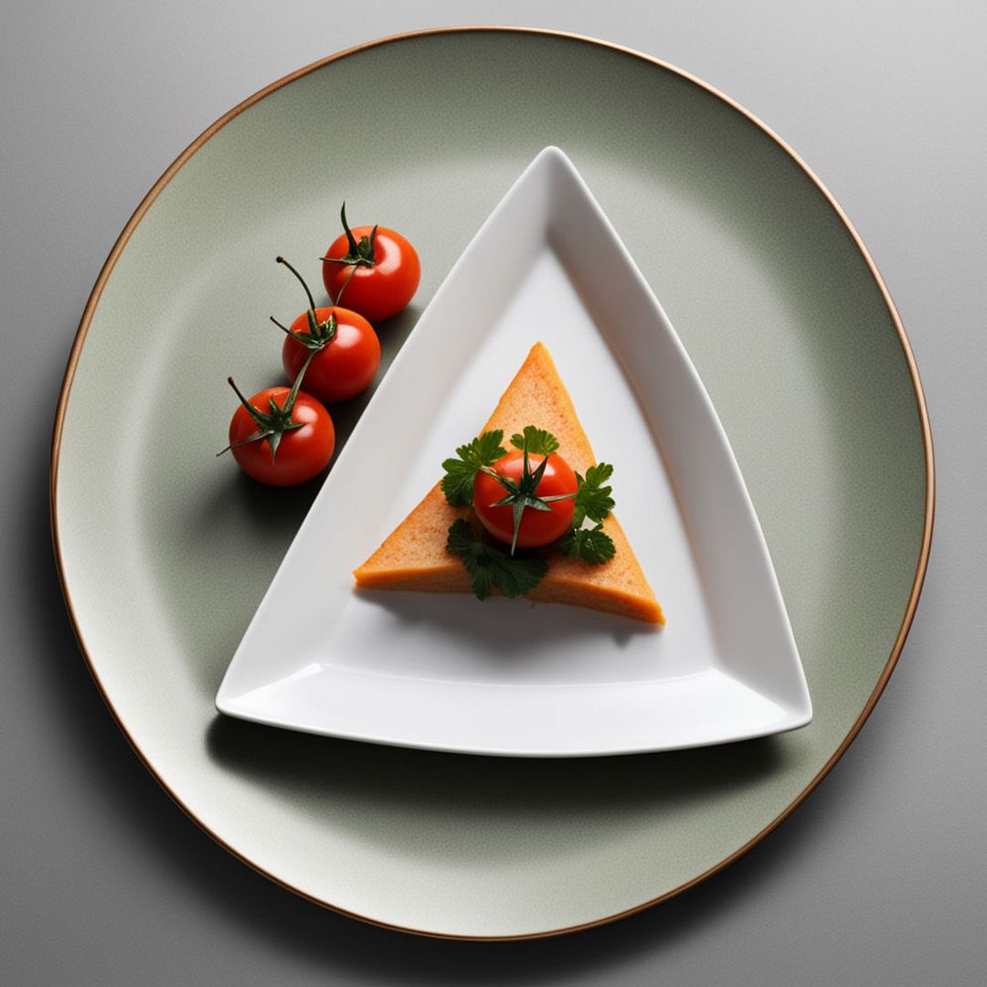 triangular plate