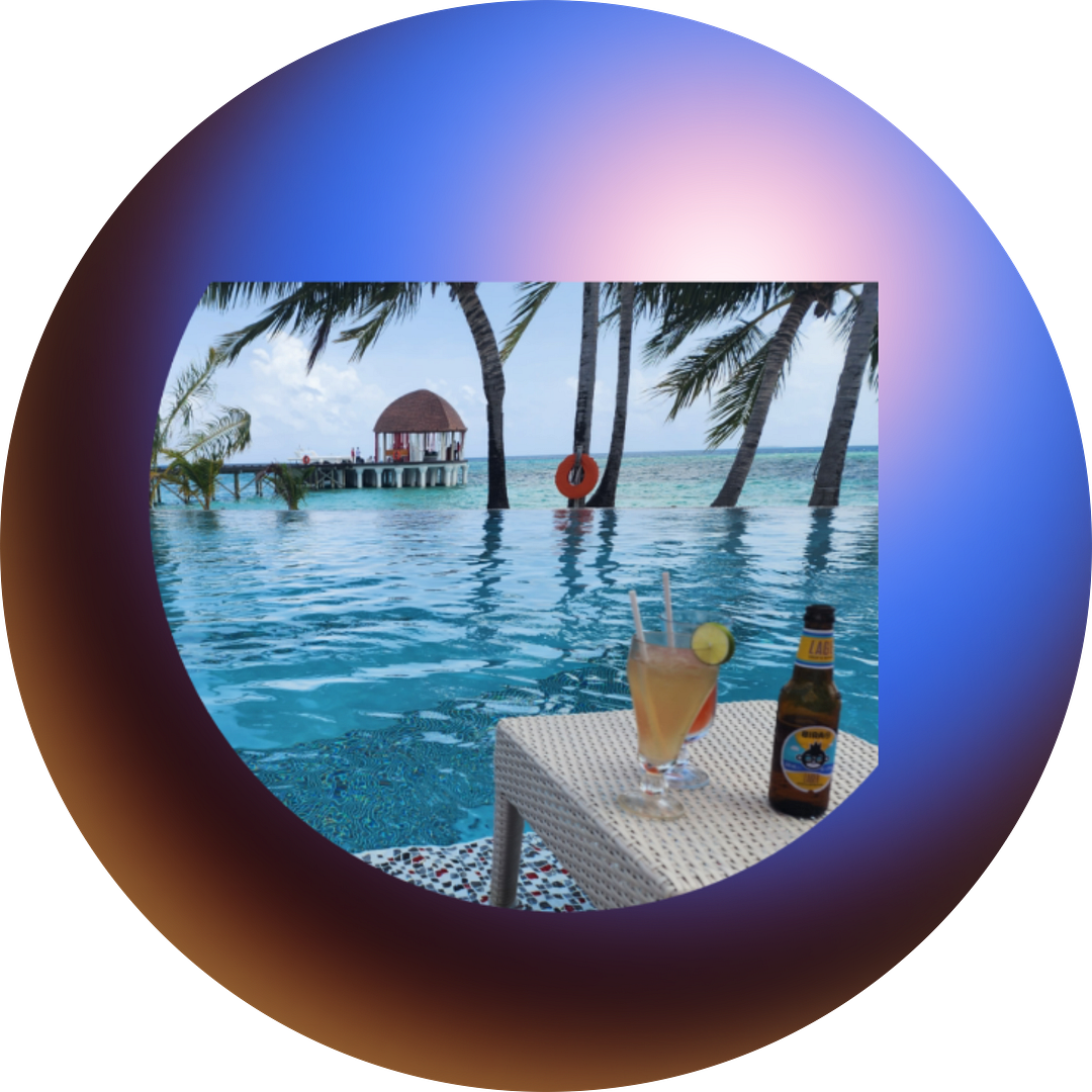 maldives in a zorb