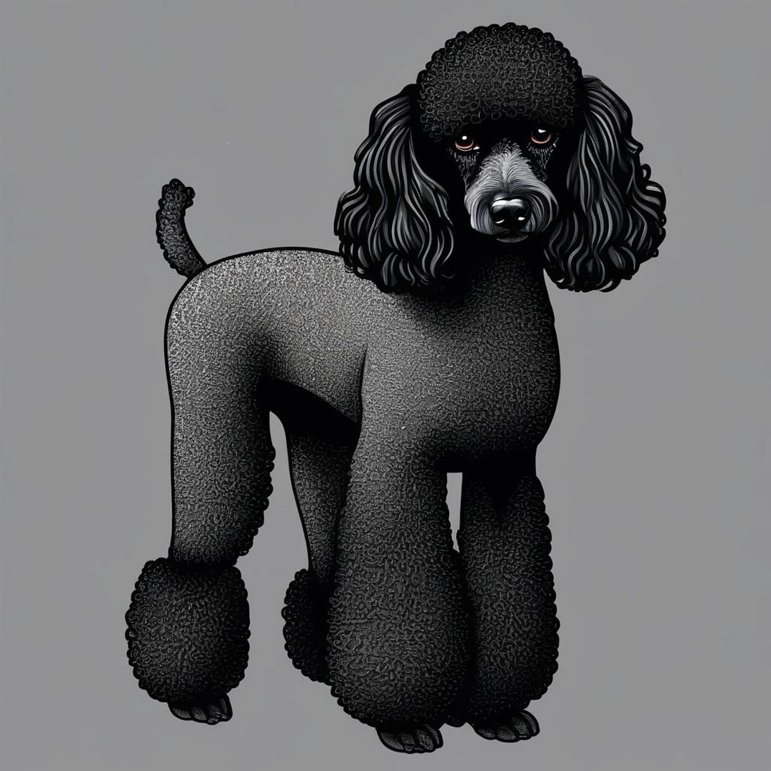 black poodle 1