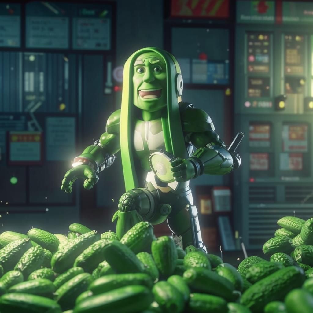 cucumber man