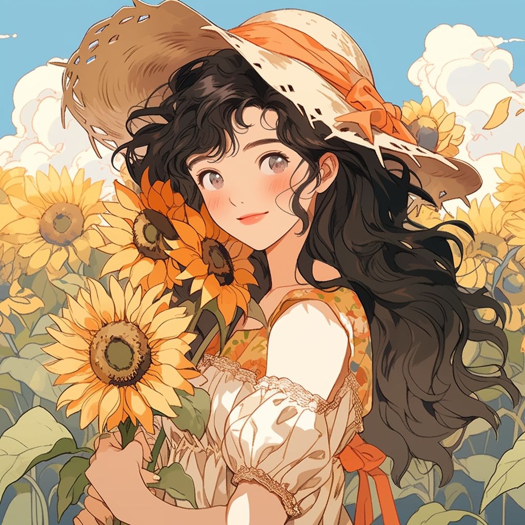 Flash with sunflowers ひまわりを持ったフラッシュ🌻