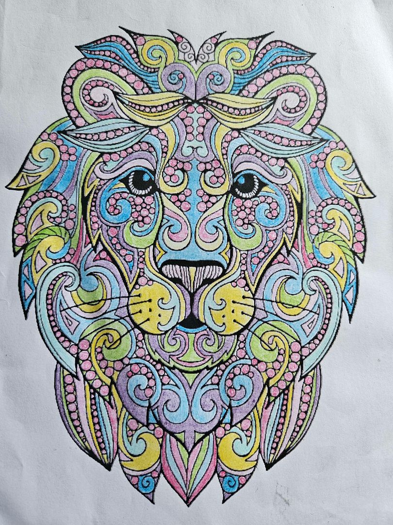 Colorful Lion