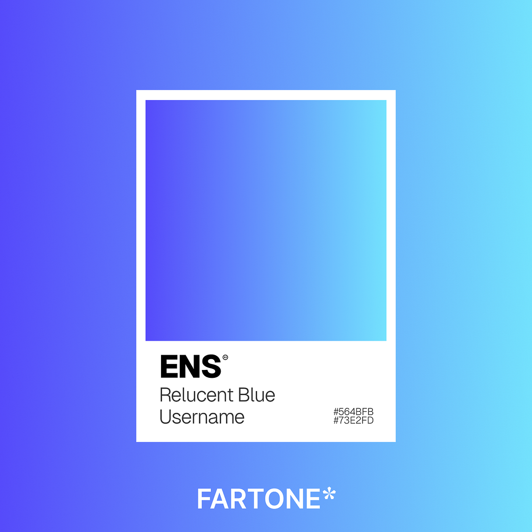 ENS® Relucent Blue Username