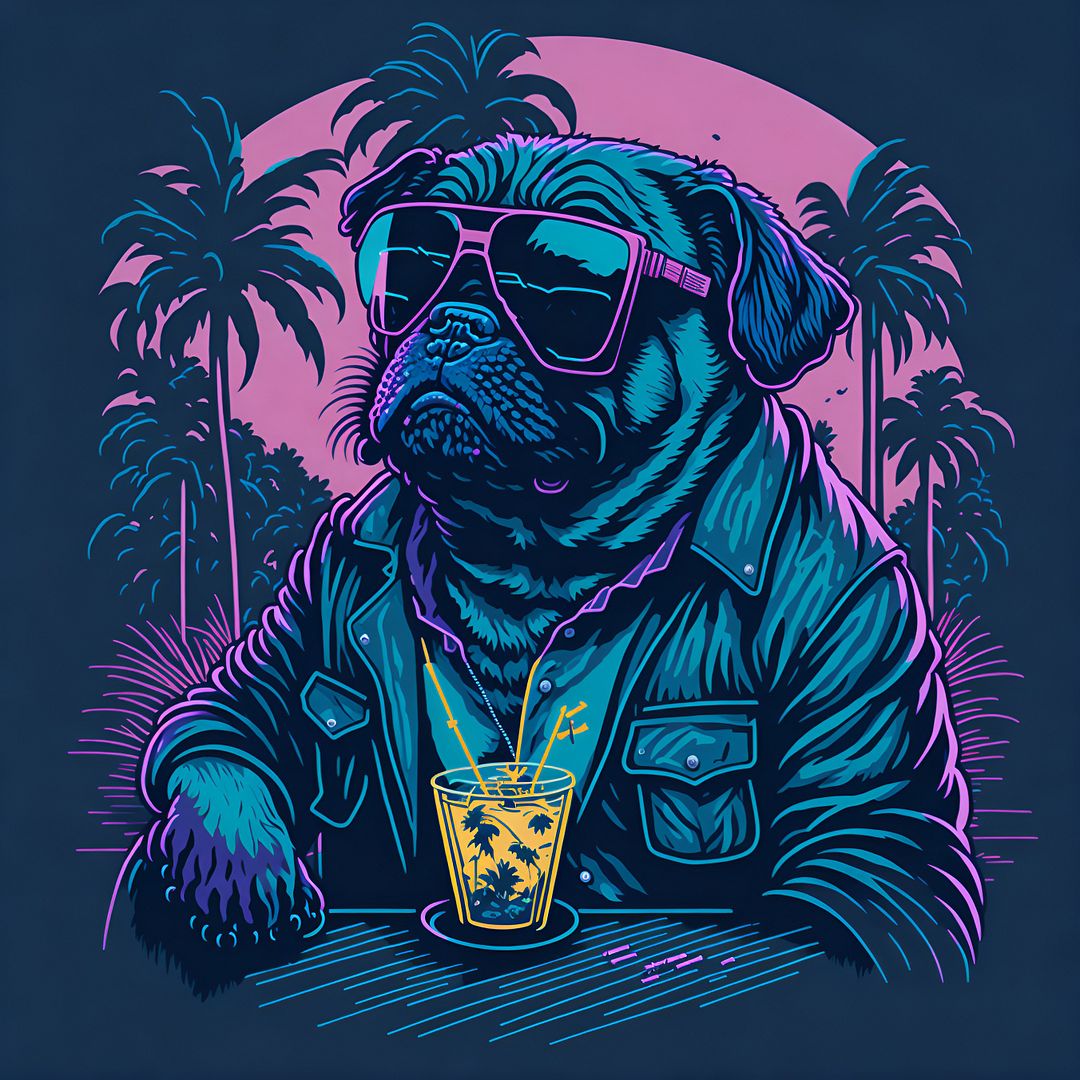 Gangster Pug