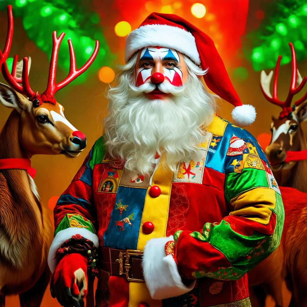 Clown Santa 🧑‍🎄  enjoy