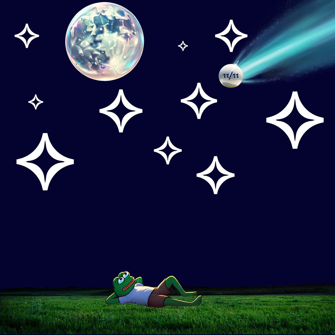 ☄️🌟🌕🐸🌉⌛️