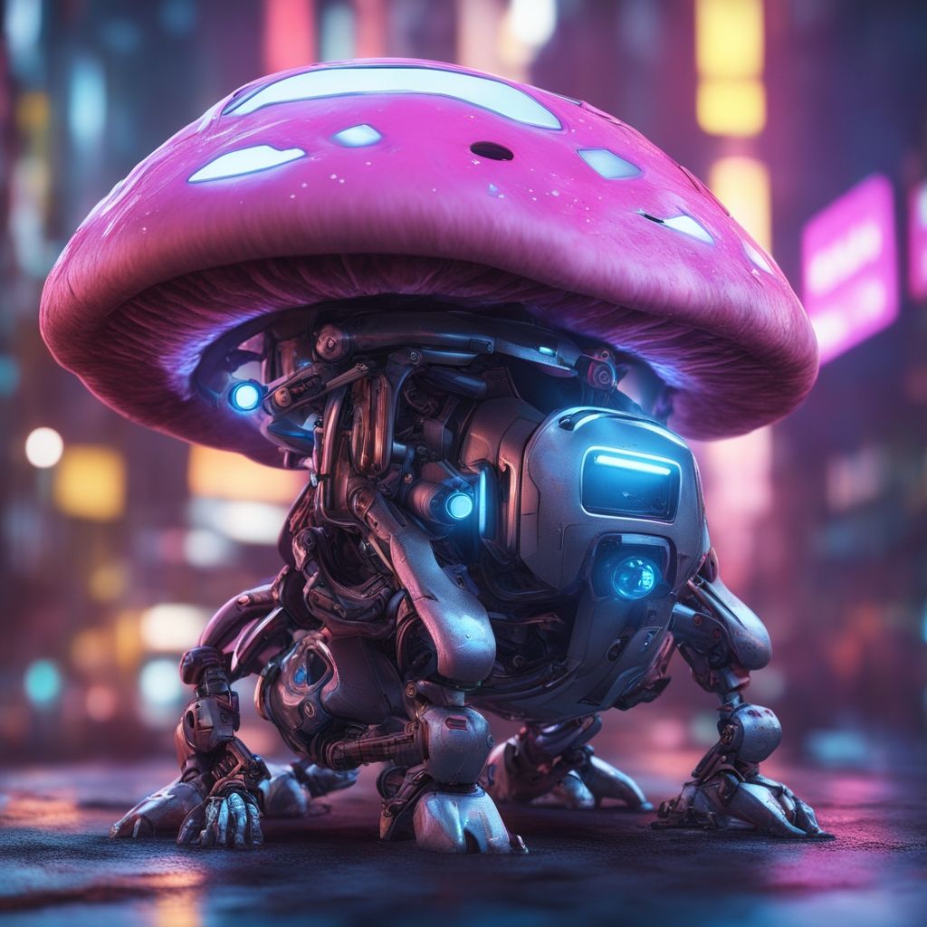 robot mushroom