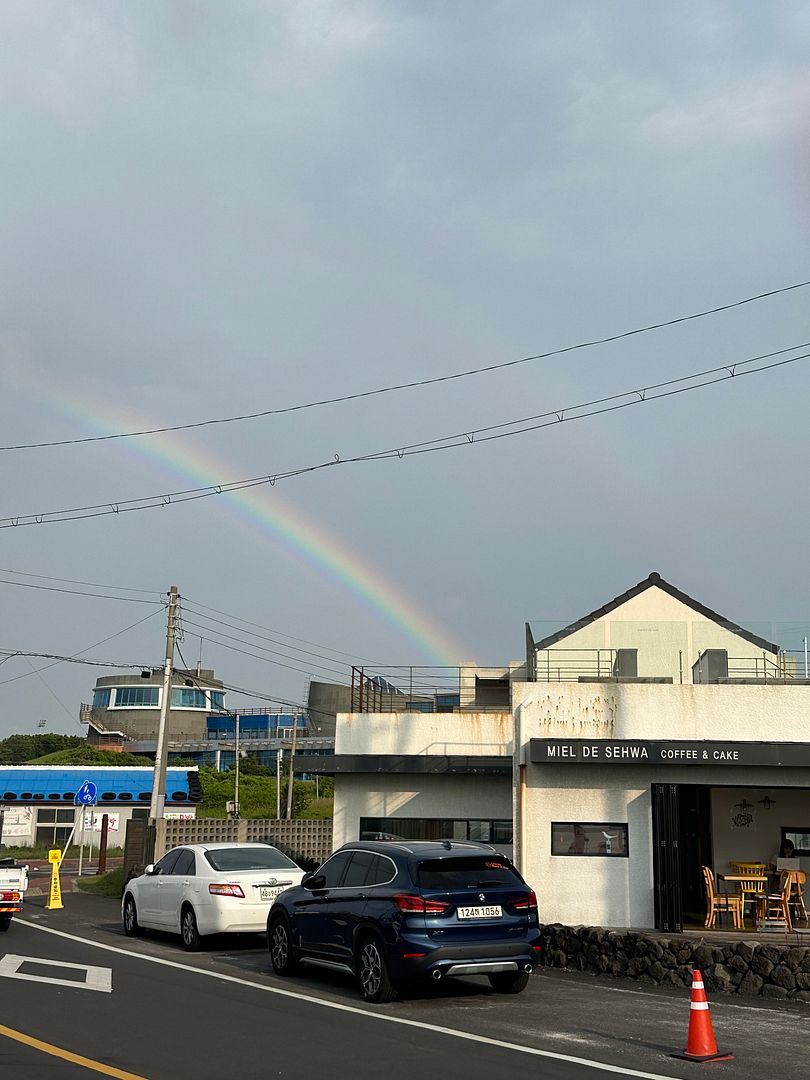 a double rainbow