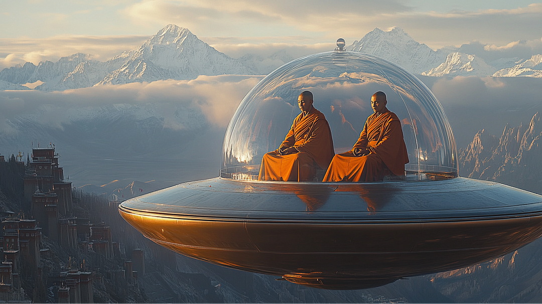 Monks Mindcontrol UFO